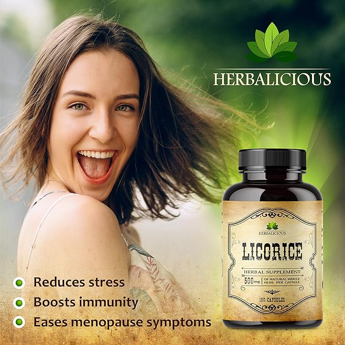 Licorice Root Extract 100 Capsules