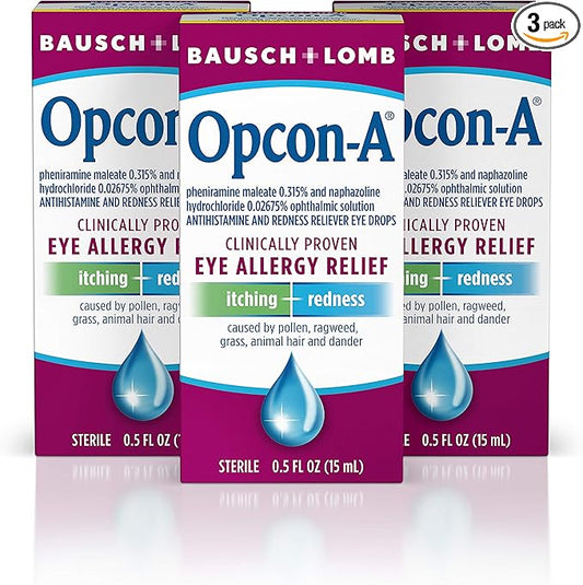 Opcon-A Allergy Eye Drops by Bausch 0.5 Fl 3)