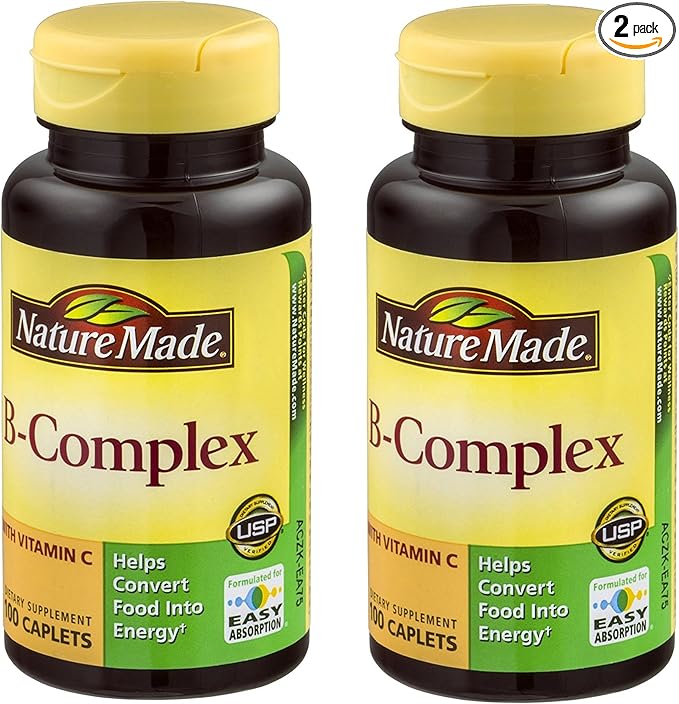 Nature Made Vitamin B-Complex Caplets 100 2)