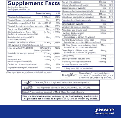 Pure Encapsulations UltraNutrient CoQ10 & 90 Capsules