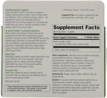 Garlique Caplets 60 Tablets (60 Count 2))