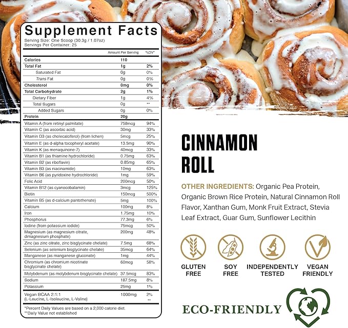 Ambrosia Planta - Premium Organic Plant-Based 25 Servings