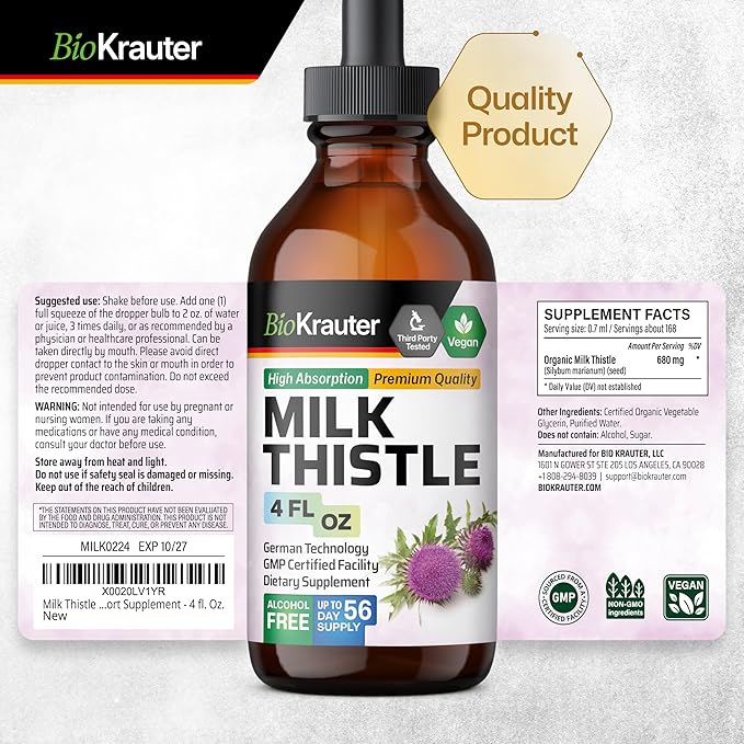 Milk Thistle Liquid Extract 4 fl.