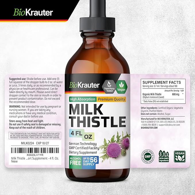Milk Thistle Liquid Extract 4 fl.