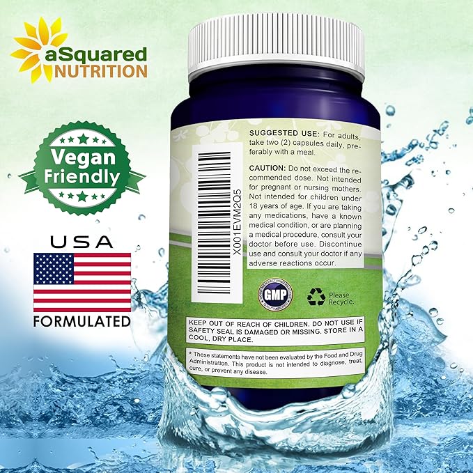 aSquared Nutrition Jiaogulan Supplement-180 Capsules 820mg