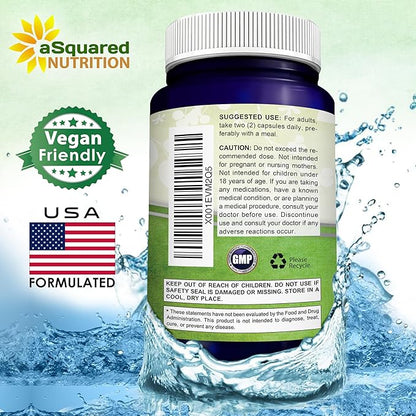 aSquared Nutrition Jiaogulan Supplement-180 Capsules 820mg