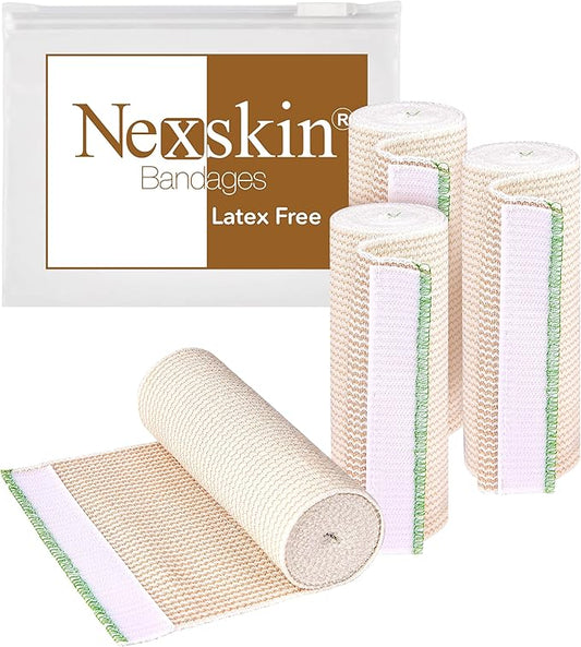 Premium Elastic Bandage Wrap (6” Wide, 4 Pack)