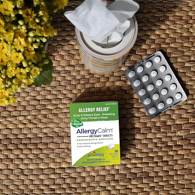 Boiron AllergyCalm Tablets for Relief from 120 Count
