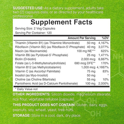 Bioactive Vitamin B Complex 240 Veggie