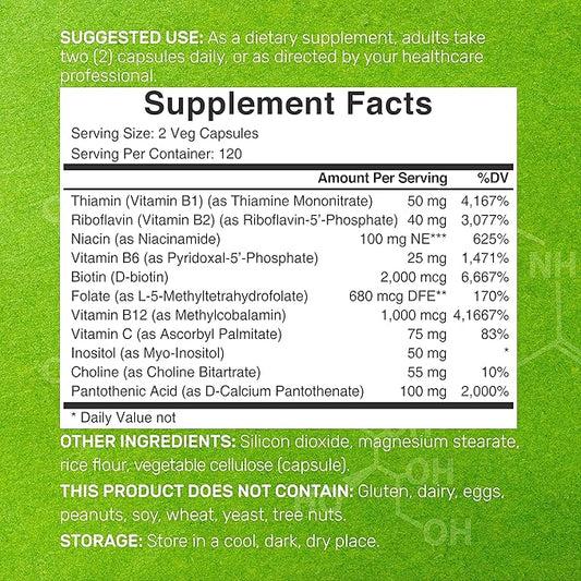 Bioactive Vitamin B Complex 240 Veggie