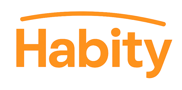 Orange 'Hability' logo on a white background